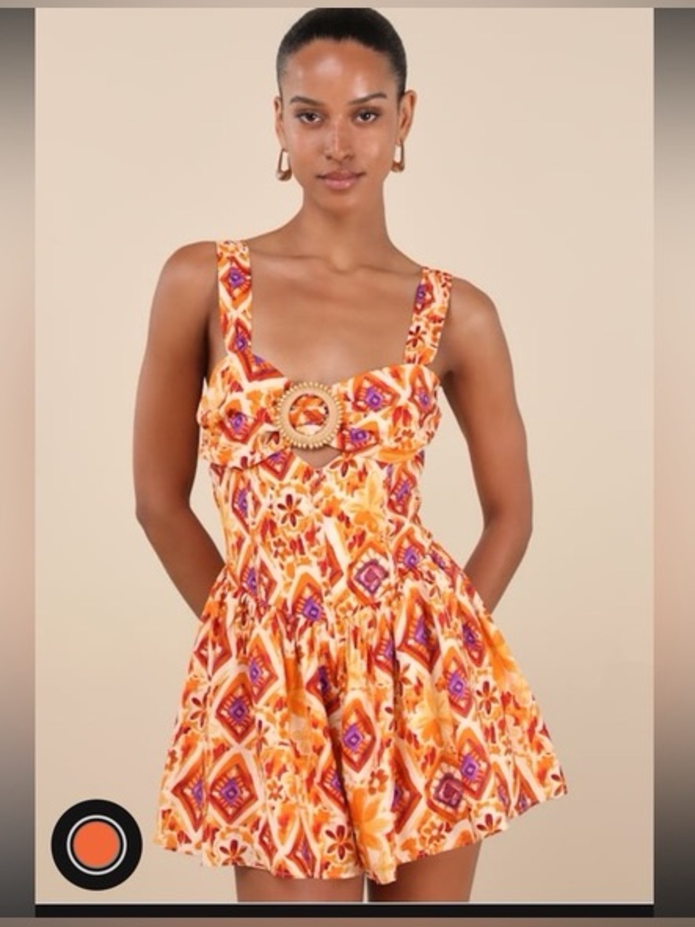 Lulu's tropical romper never worn